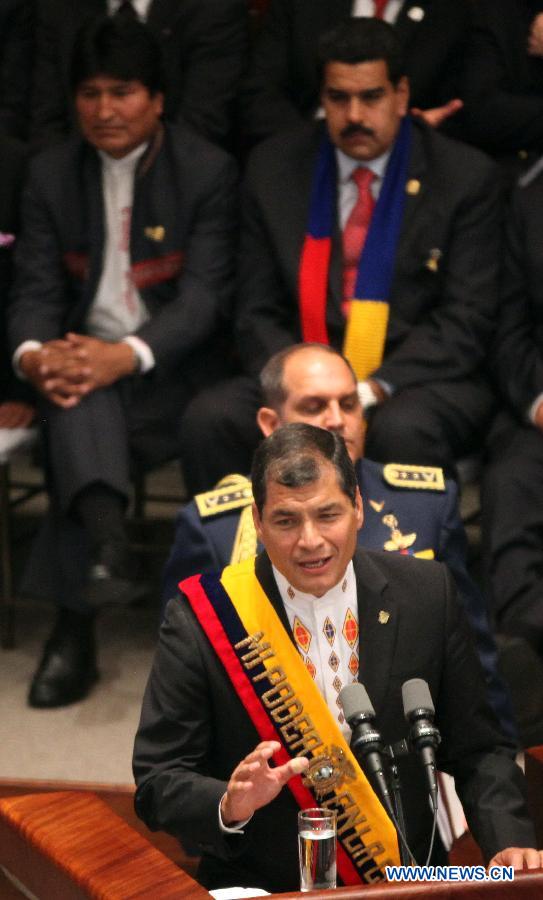 Le président de l'Equateur a prêté serment pour son 3e mandat  (5)