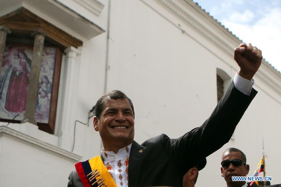 Le président de l'Equateur a prêté serment pour son 3e mandat  (3)