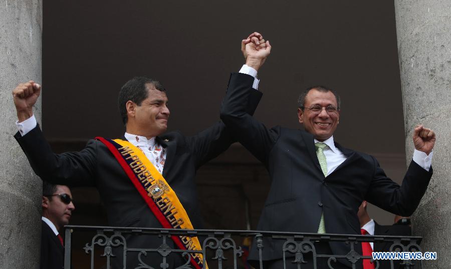 Le président de l'Equateur a prêté serment pour son 3e mandat  (2)