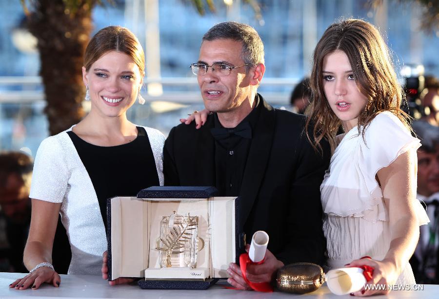 Festival de Cannes 2013 : "La vie d'Adèle" remporte la Palme d'or