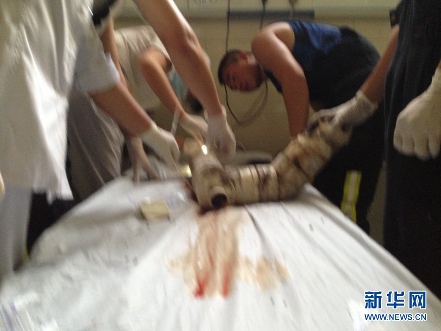 Chine: un nouveau-né sauvé d'un conduit de toilettes (6)