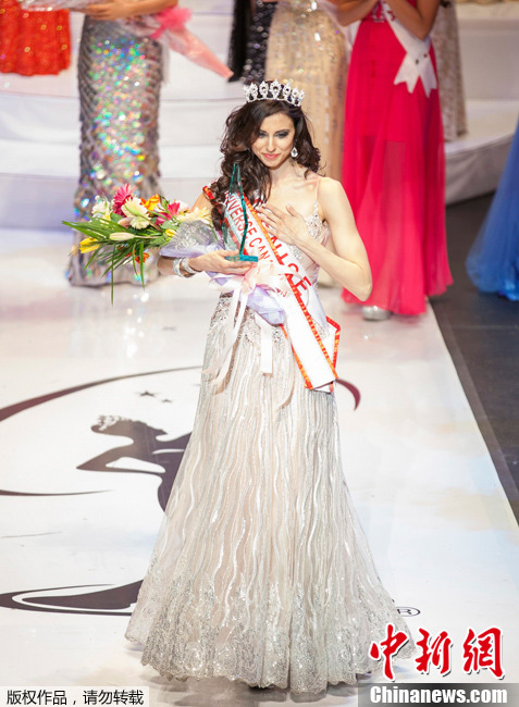 Le 25 mai, Denise Garrido avait été honorée du premier prix lors du concours de Miss Univers Canada.
