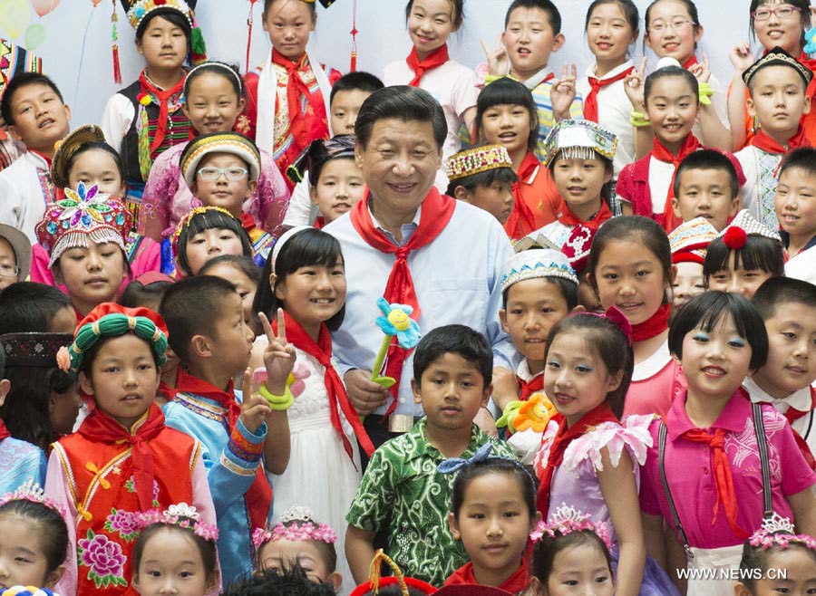 Le président chinois appelle à protéger les mineurs à l'approche de la Journée internationale de l'enfance