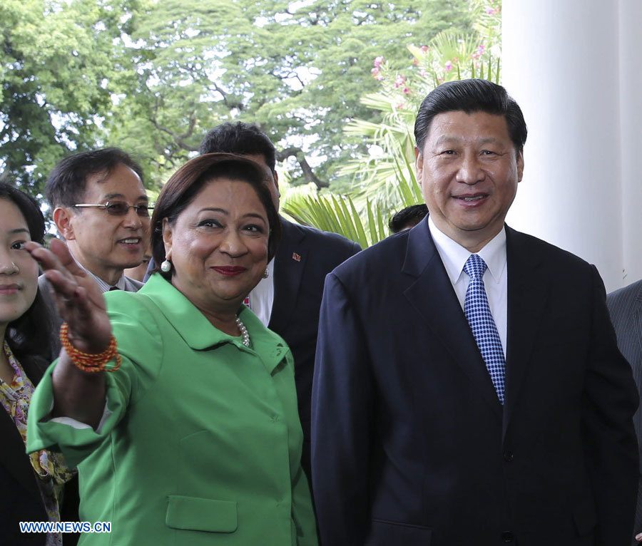 Le président chinois s'engage à renforcer les relations avec Trinité-et-Tobago