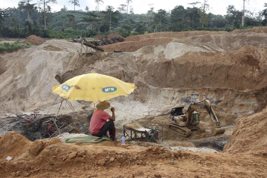 Photos : les mineurs d'or chinois au Ghana  (3)
