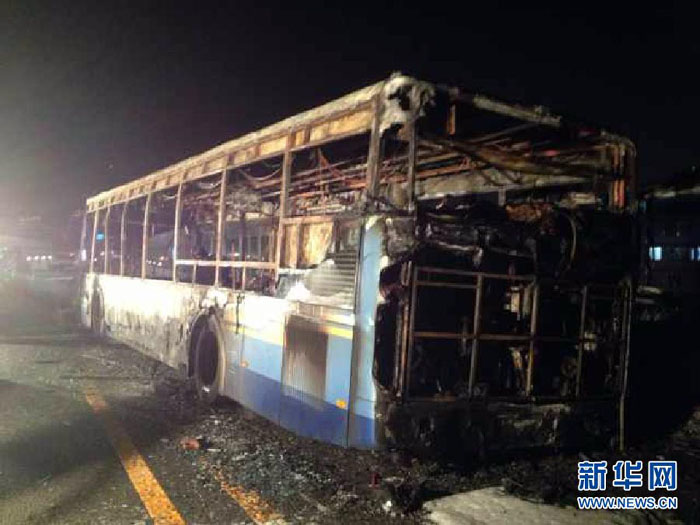 Chine : au moins 20 morts dans l'incendie d'un bus à Xiamen (2)