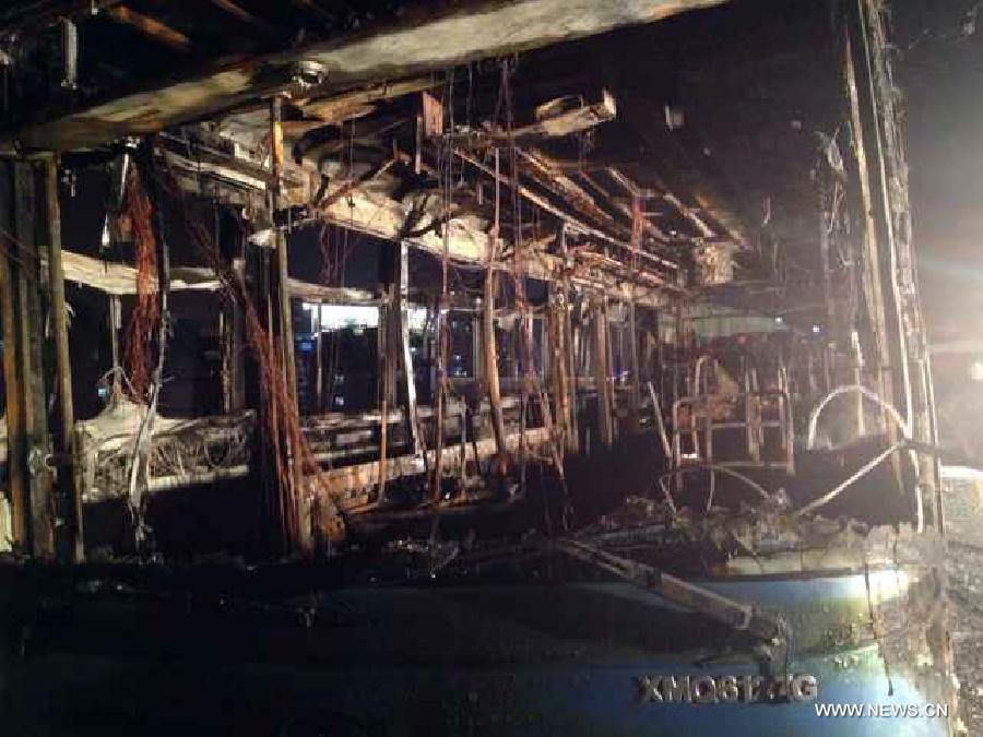 Chine : 47 morts dans l'incendie d'un bus à Xiamen (3)