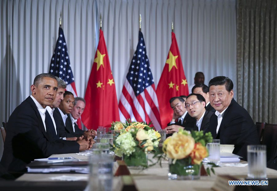 Xi et Obama se rencontrent pour leur premier sommet (4)