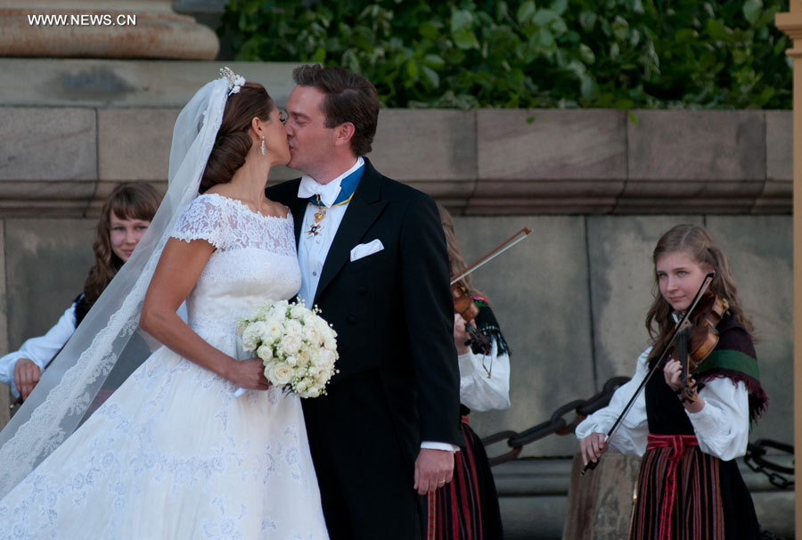 La princesse suédoise Madeleine se marie avec le bancaire américain Christopher O'Neill (2)