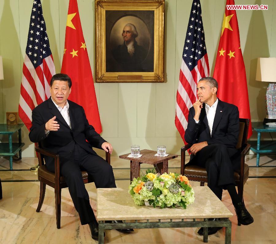 La Chine et les Etats-Unis conviennent de construire un nouveau type de relations