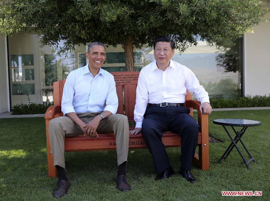 Deuxieme rencontre entre les présidents chinois et américain centrée sur les questions économiques (4)