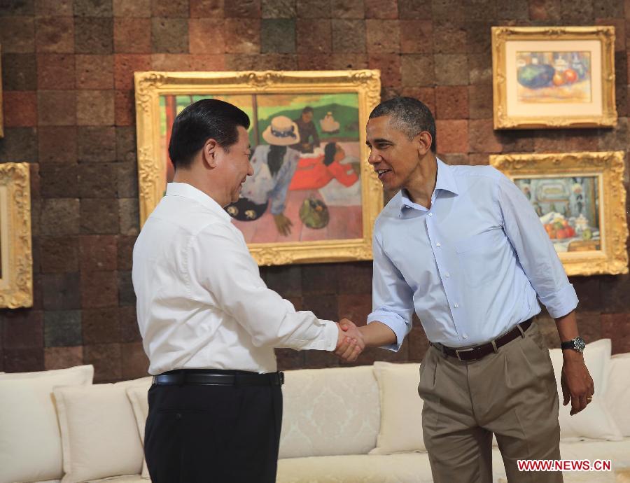 Deuxieme rencontre entre les présidents chinois et américain centrée sur les questions économiques (3)
