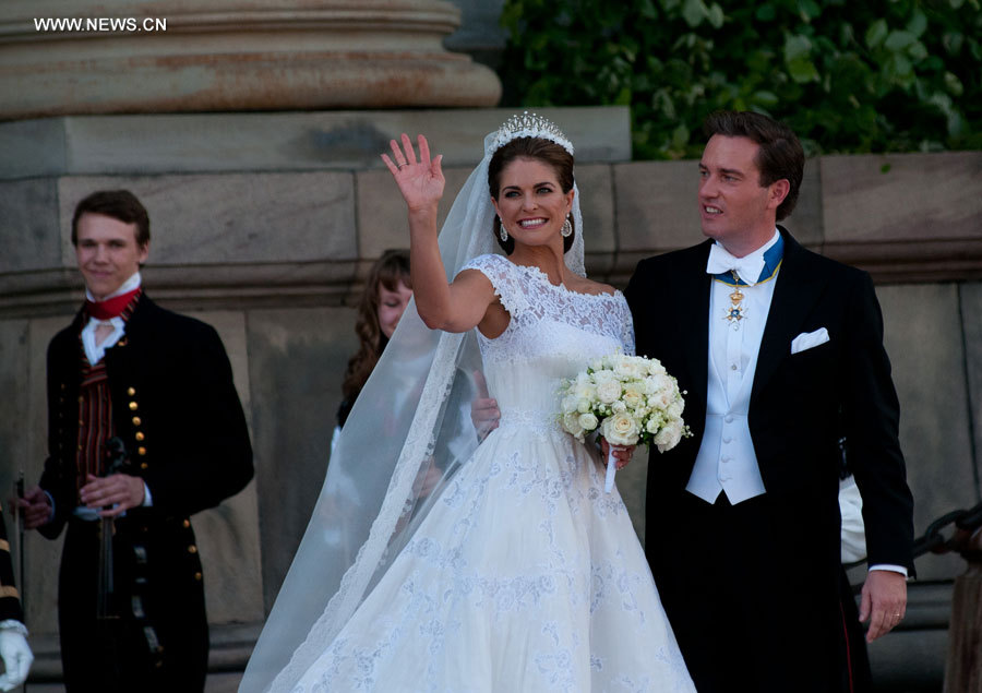 La princesse suédoise Madeleine se marie avec le bancaire américain Christopher O'Neill (3)