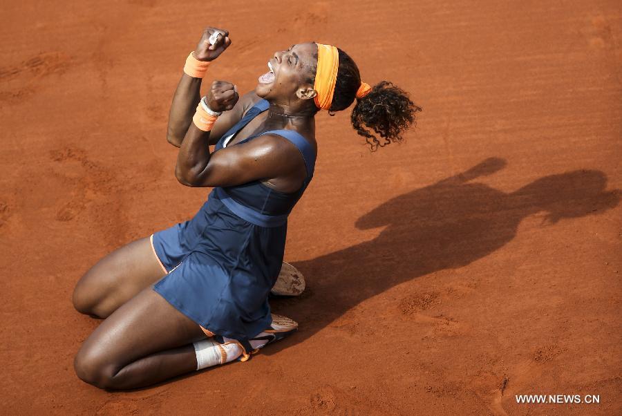 Tennis : Serena Williams bat Maria Sharapova et remporte à nouveau le tournoi de Roland-Garros (6)
