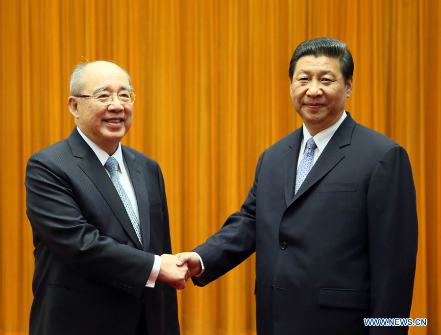 Xi Jinping rencontre le président honoraire du KMT