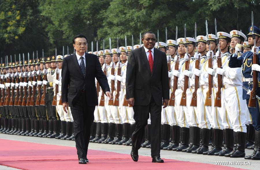 Le Premier ministre chinois s'entretient avec son homologue éthiopien sur le renforcement des relations (3)