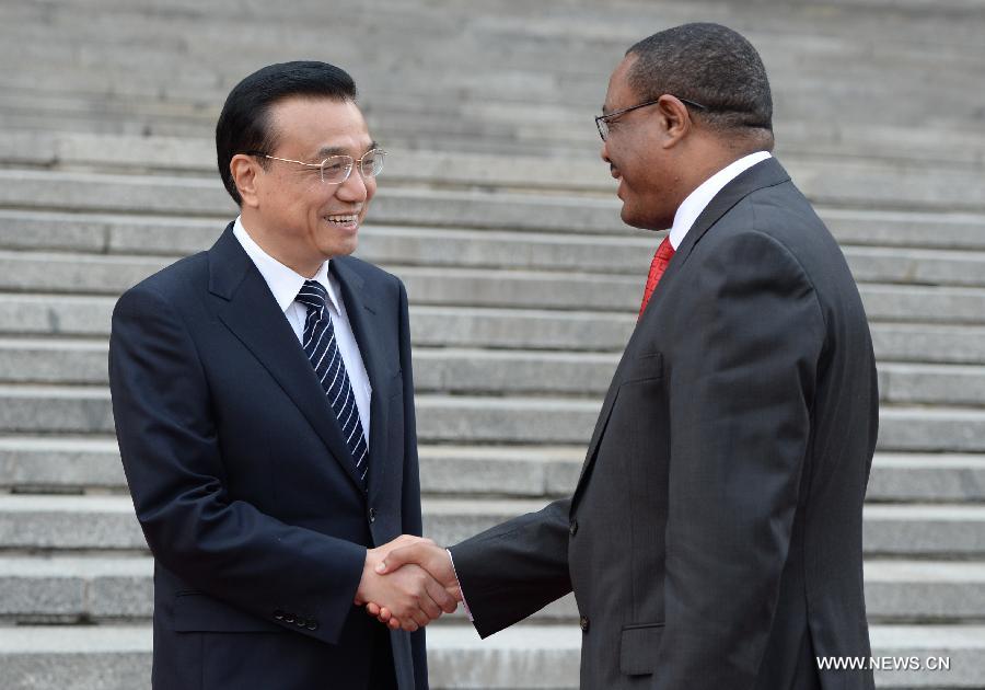 Le Premier ministre chinois s'entretient avec son homologue éthiopien sur le renforcement des relations (2)