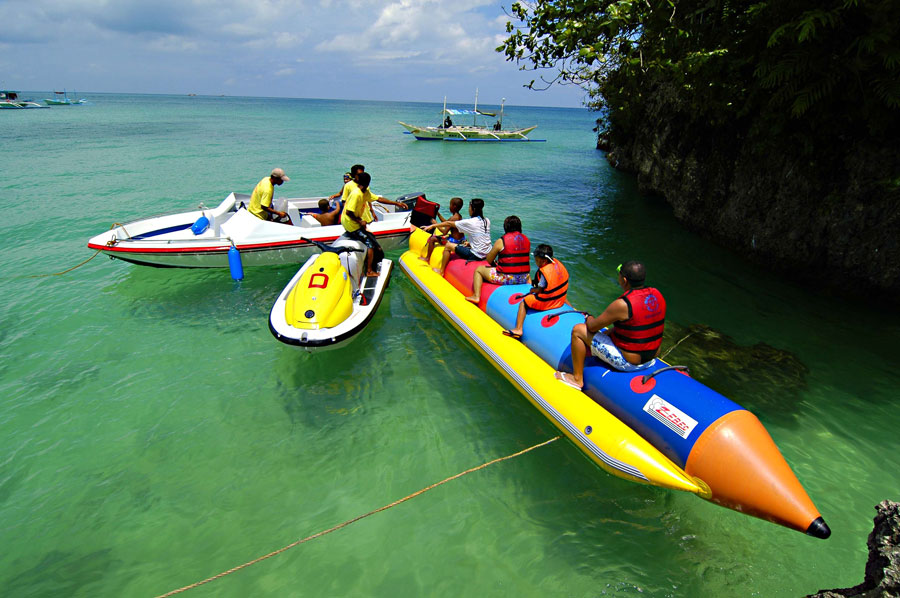 Boracay, petite île de l'archipel des Visayas , aux Philippines