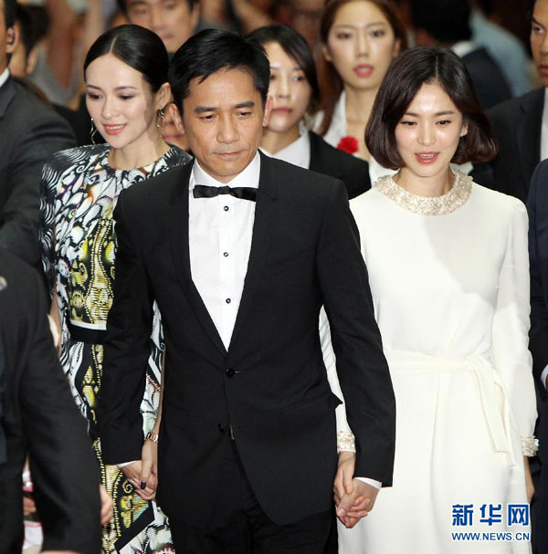 Zhang Ziyi, Tony Leung et Song Hye Kyo