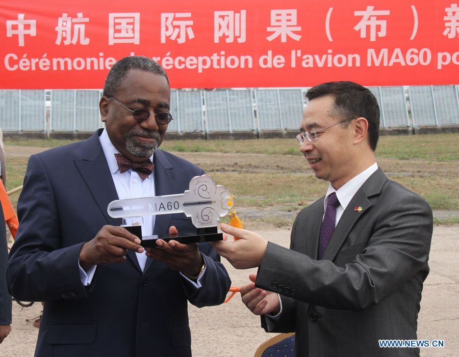 Le Congo réceptionne un avion MA 60 de fabrication chinoise