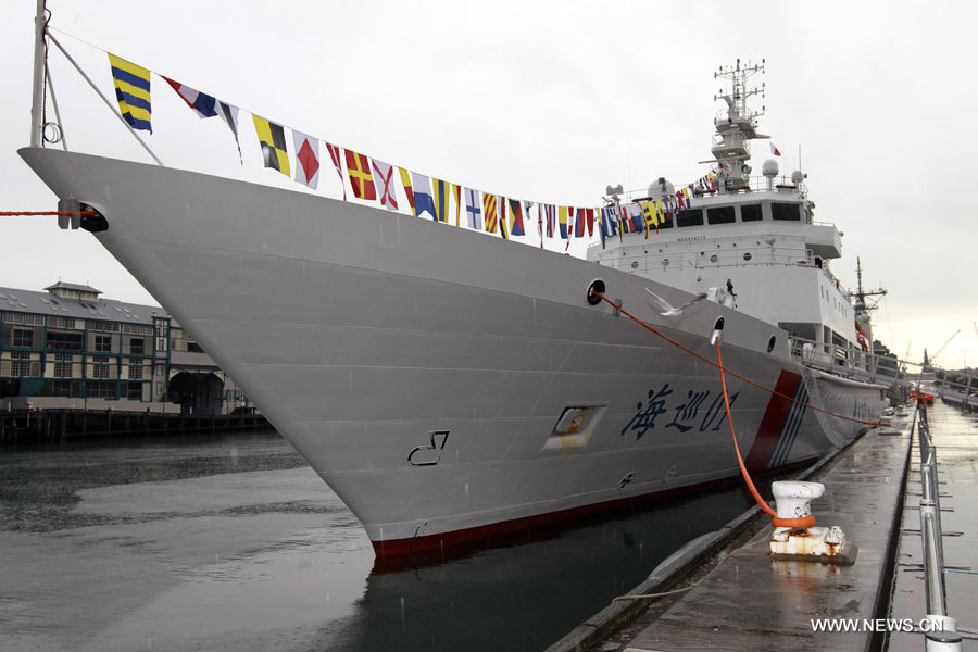 Le navire chinois "Haixun 01" en visite en Australie