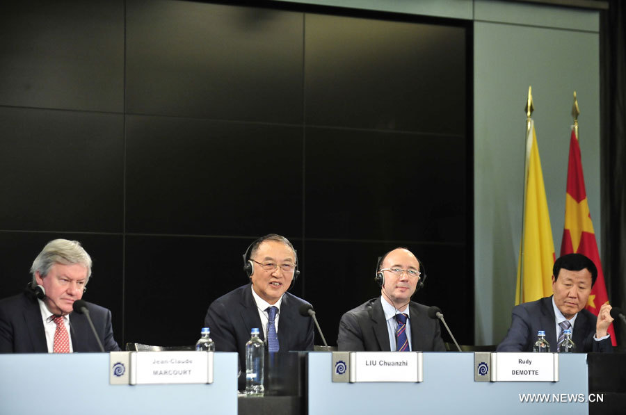 Plusieurs dizaines de figures de l'économie privée chinoise en visite à Bruxelles (4)