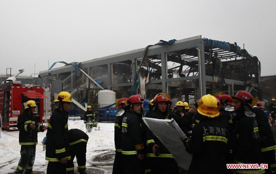 Six blessés à la suite d'une explosion dans une usine chimique à Shanghai (2)