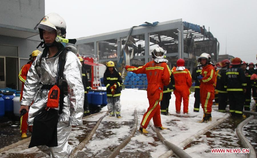 Six blessés à la suite d'une explosion dans une usine chimique à Shanghai