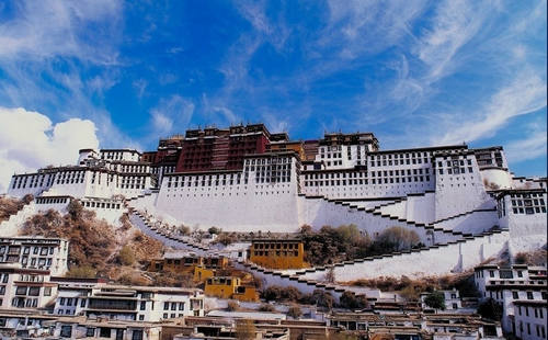 Le palais du Potala au Tibet