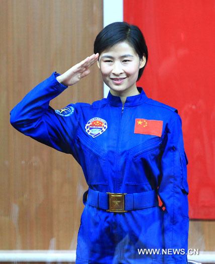 La première femme astronaute chinoise, Liu Yang. 