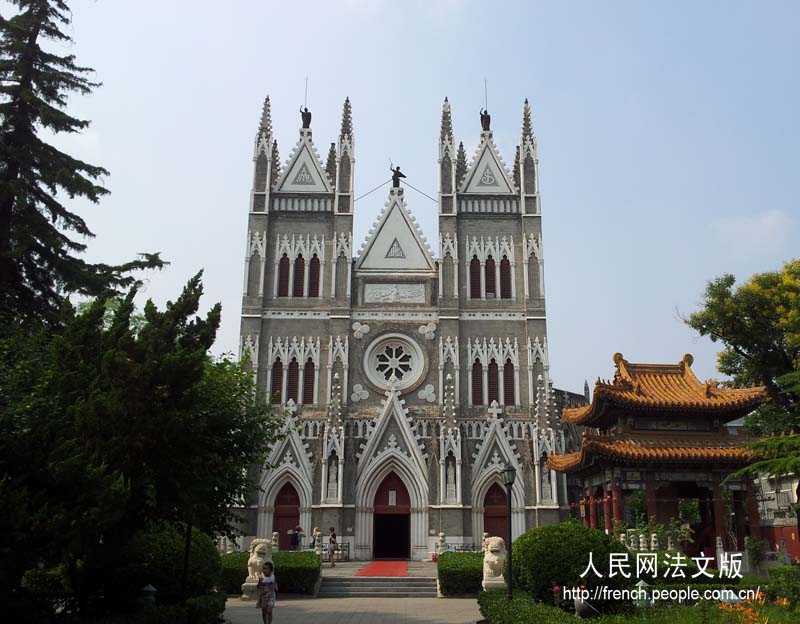 La cathédrale de Xishiku à Bejing