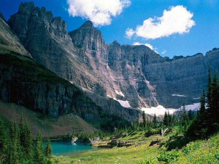 Le parc national de Glacier, États-Unis.