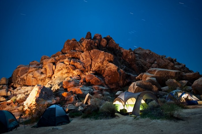 Le parc national de Joshua Tree, Californie, États-Unis.