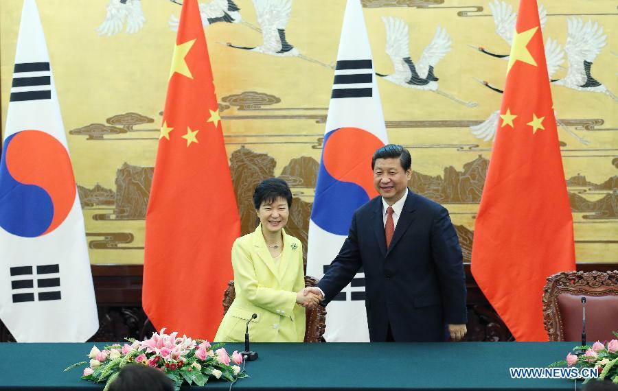 Entretien entre Xi Jinping et la présidente de la République de Corée (4)