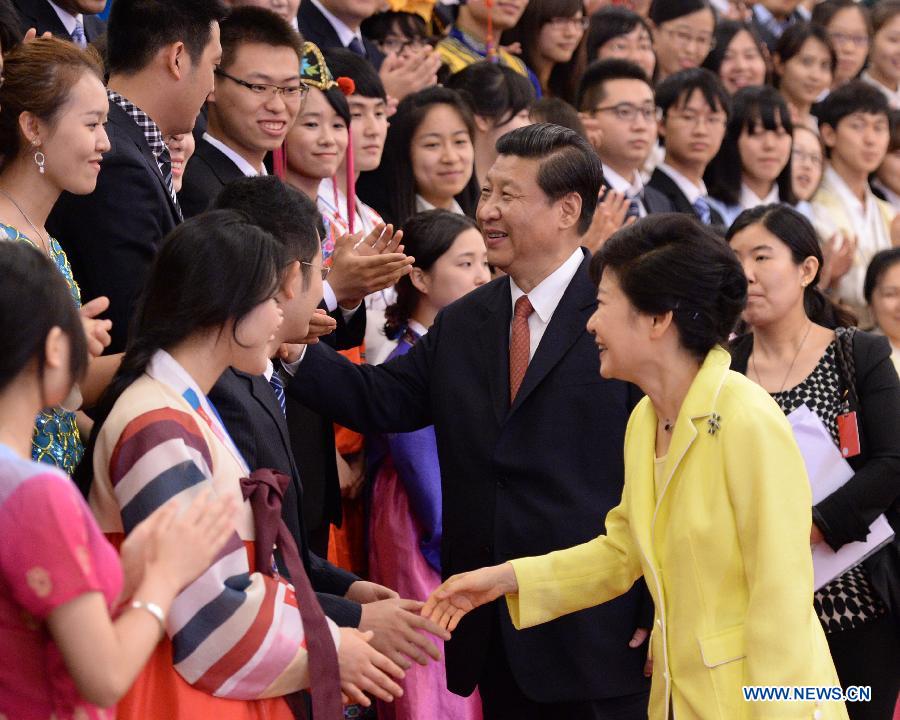 Entretien entre Xi Jinping et la présidente de la République de Corée (3)