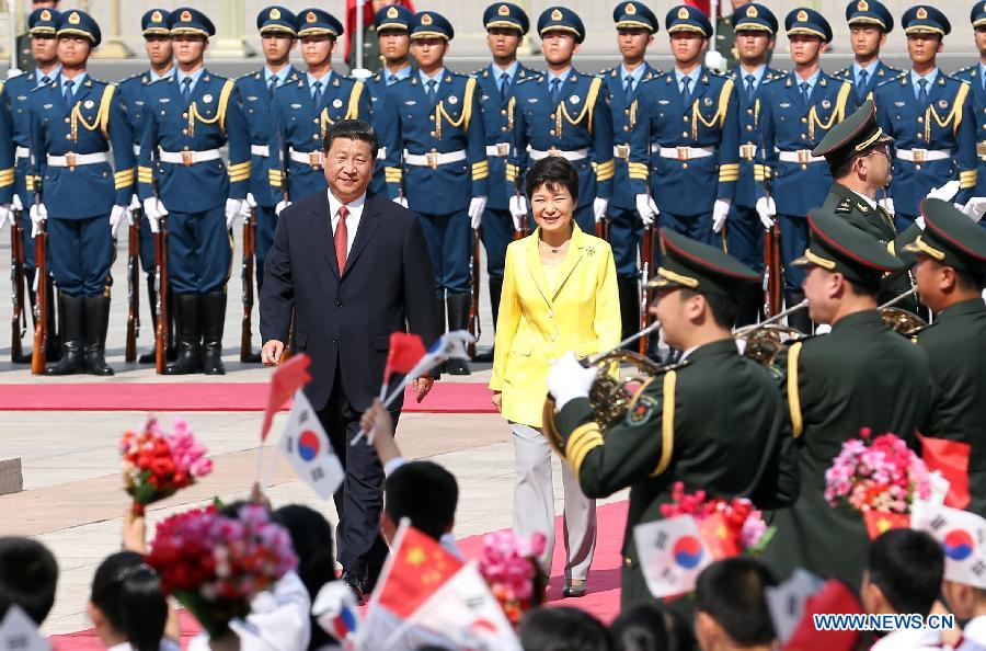 Entretien entre Xi Jinping et la présidente de la République de Corée