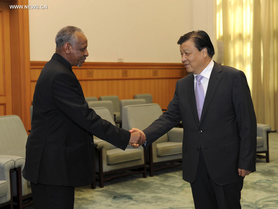 Un haut dirigeant chinois rencontre une délégation soudanaise