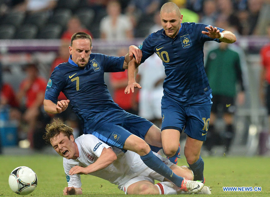 Karim Benzema (D) et Franck Ribéry (Photo d'archives)