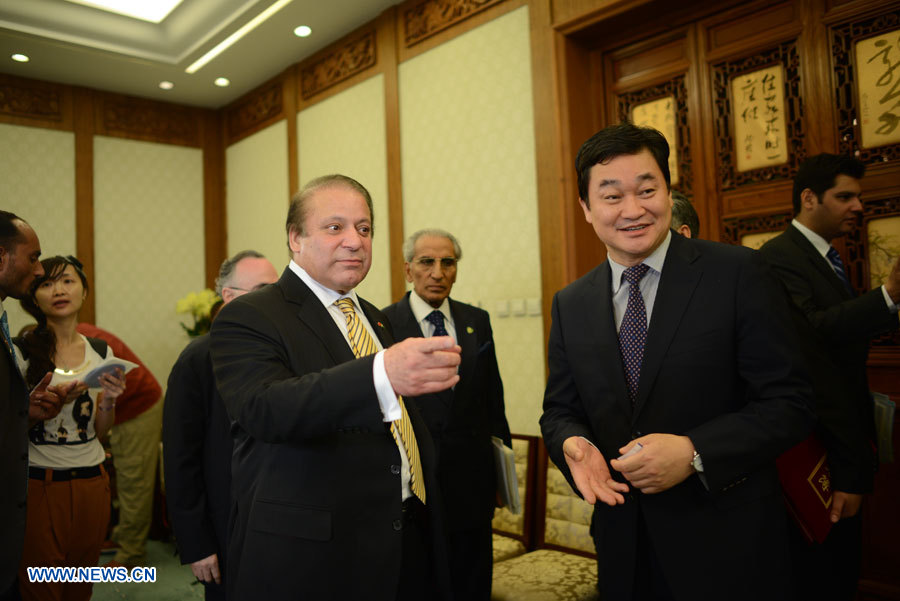 Rencontre entre le Premier ministre pakistanais et le président du Xinhuanet  (4)