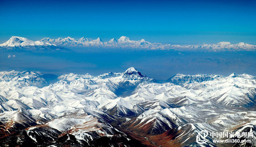 Chine : le plateau tibétain vu du ciel  (2)