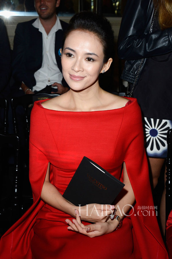 Zhang Ziyi au défilé haute couture de Valentino (7)