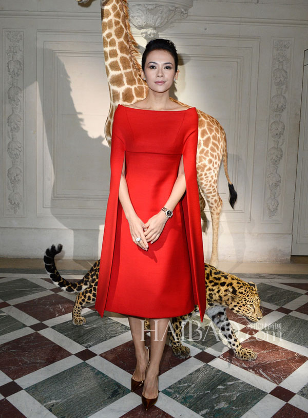 Zhang Ziyi au défilé haute couture de Valentino (3)