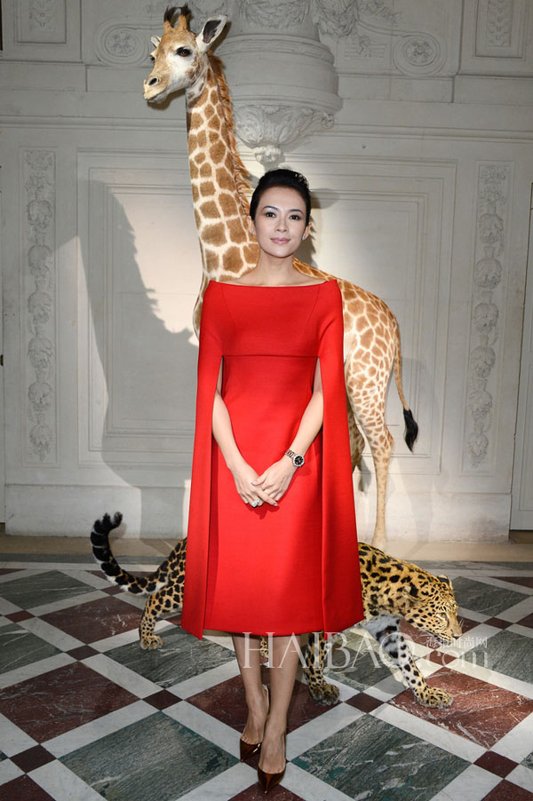 Zhang Ziyi au défilé haute couture de Valentino (5)