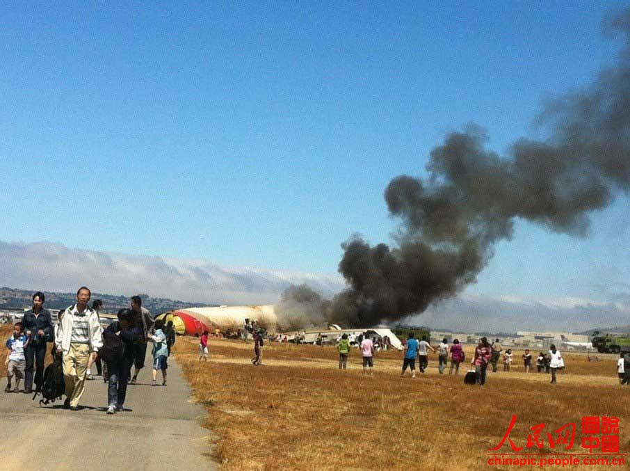 Asiana Airlines : Le NTSB publie les premières photos après le crash du Boeing 777 (25)