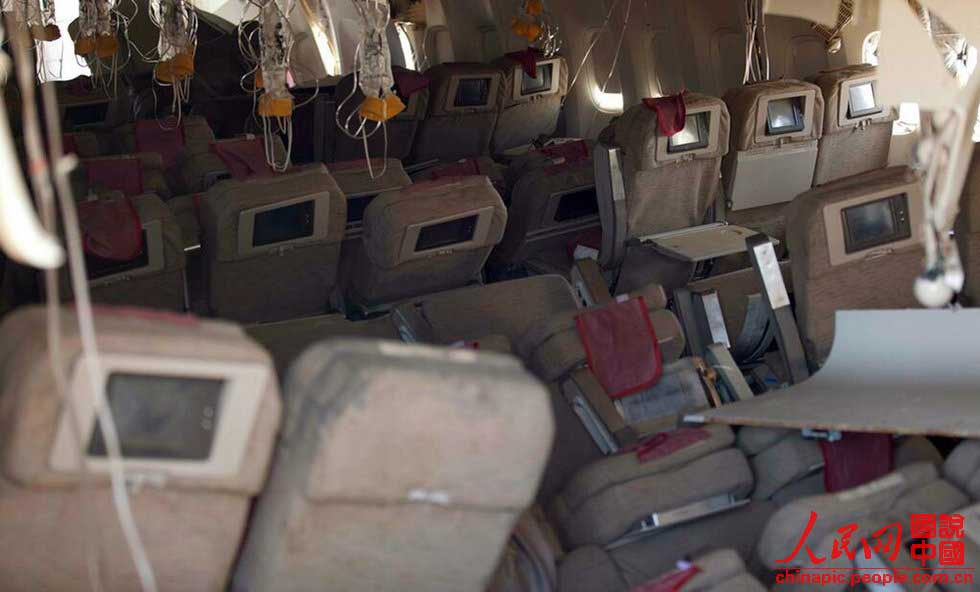 Asiana Airlines : Le NTSB publie les premières photos après le crash du Boeing 777