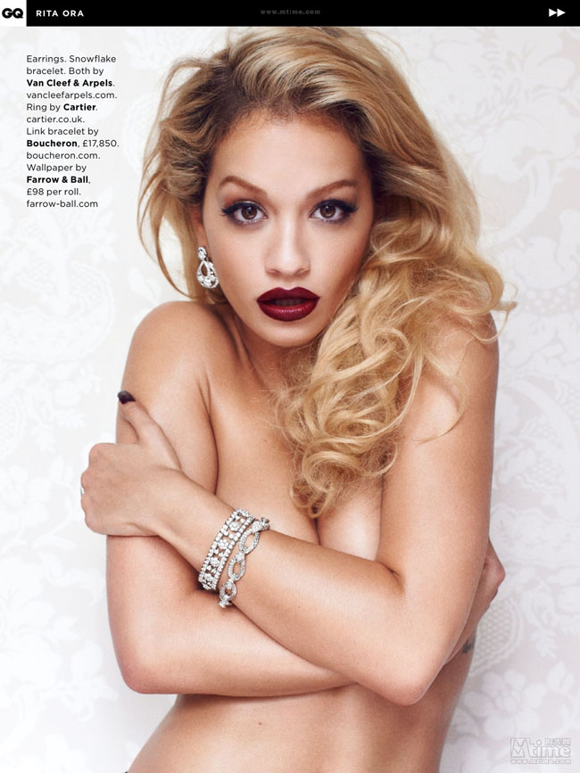 Rita Ora nue en couverture de GQ anglais (3)