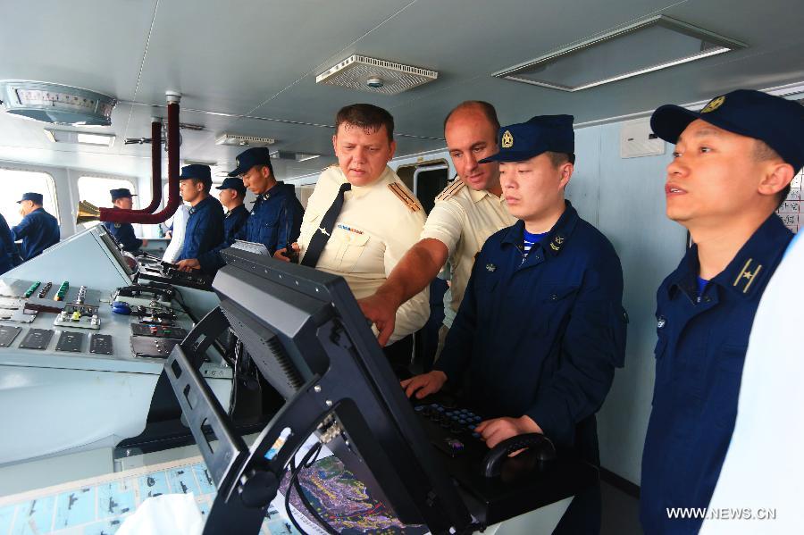 La Chine et la Russie achèvent leur première journée de manoeuvres maritimes conjointes (8)