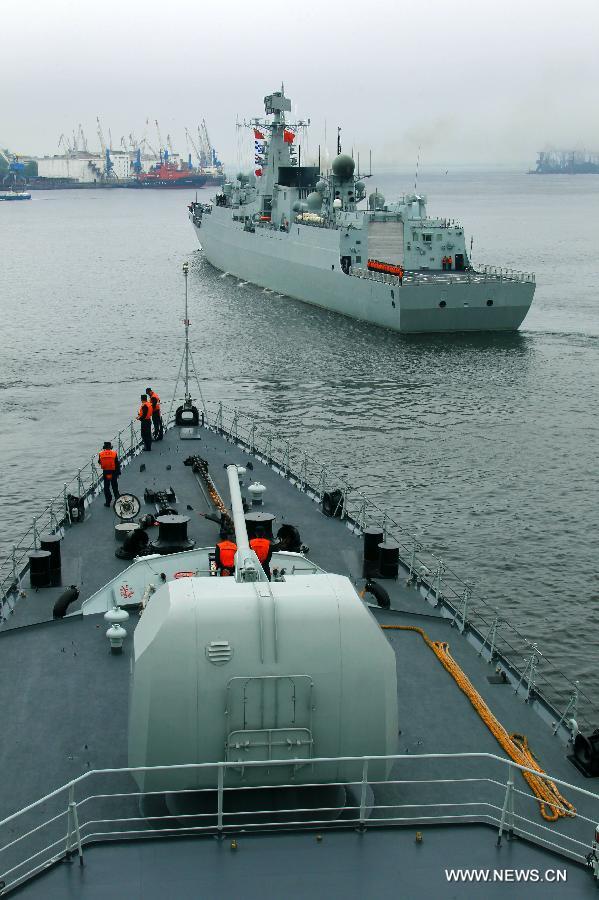 La Chine et la Russie achèvent leur première journée de manoeuvres maritimes conjointes (6)
