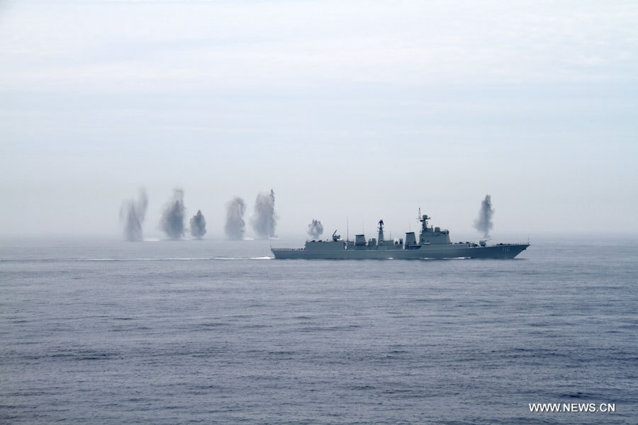 La Chine et la Russie concluent trois jours de manoeuvres navales conjointes (4)