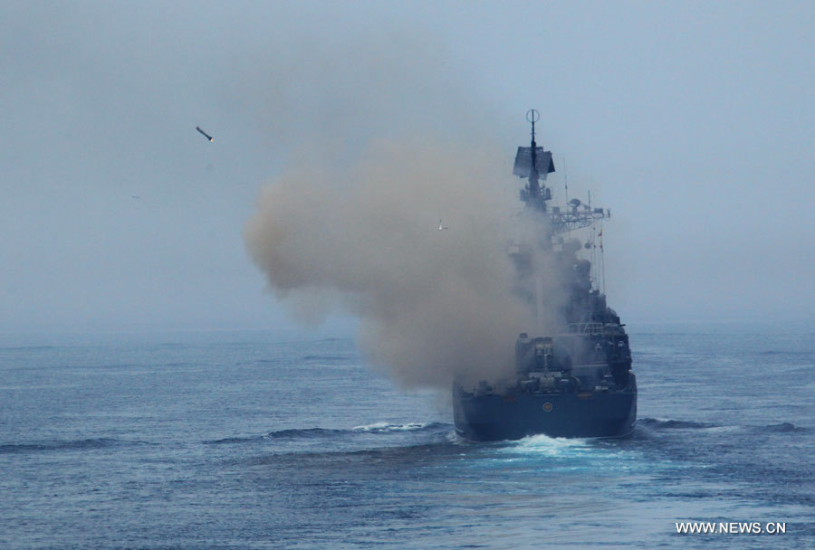 La Chine et la Russie concluent trois jours de manoeuvres navales conjointes
